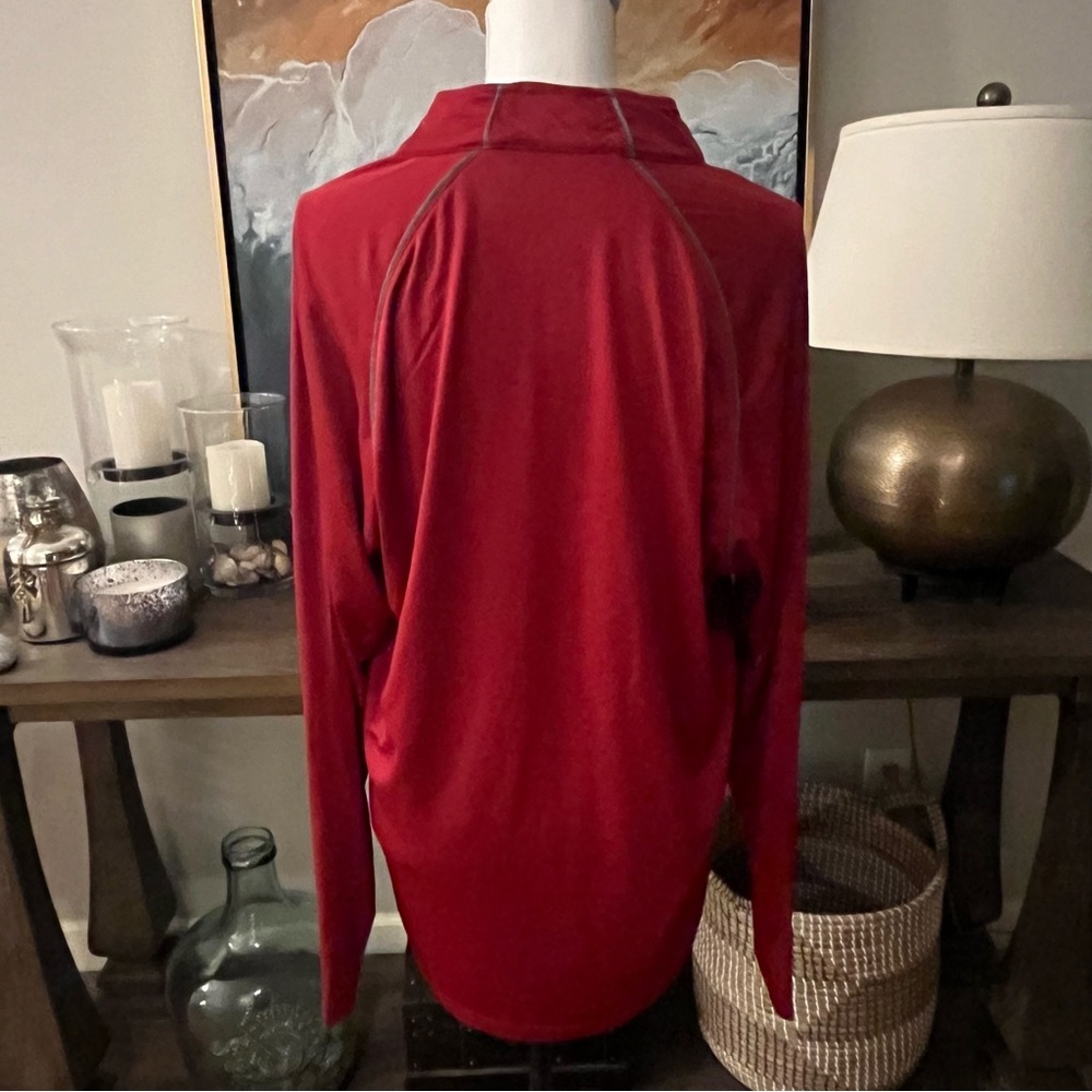 ❤️ Alabama Crimson Tide Quarter Zip Pullover Red Athletic Game Day Top L Large - Picture 7 of 8